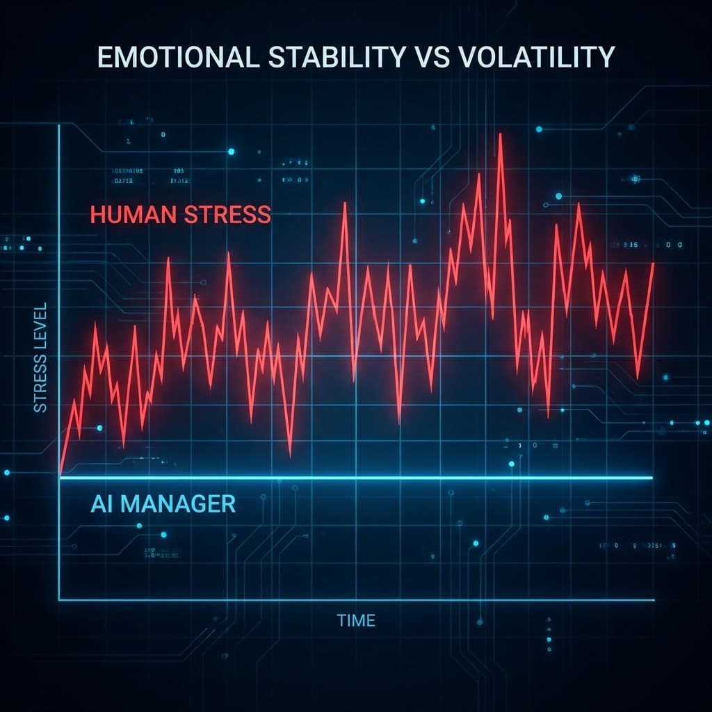 AI vs Human Stress Levels