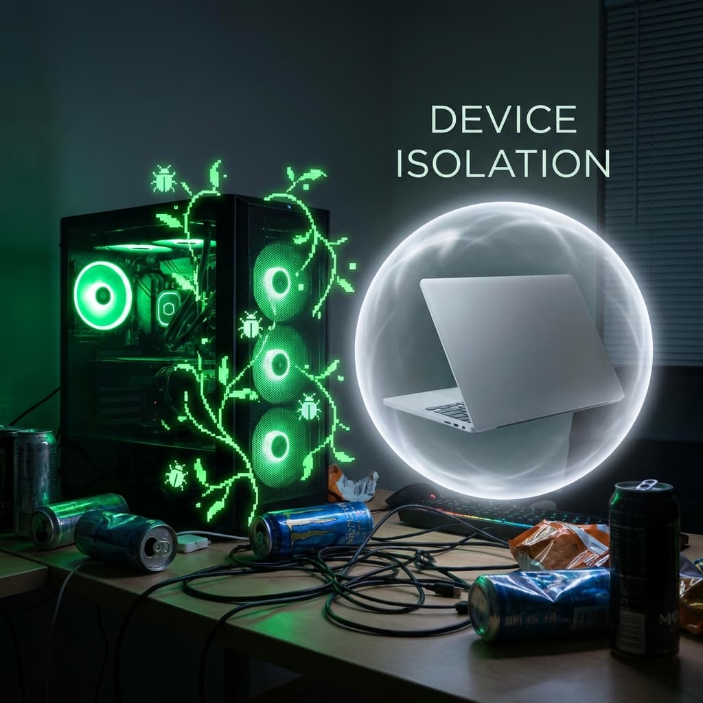 Device Isolation Desk