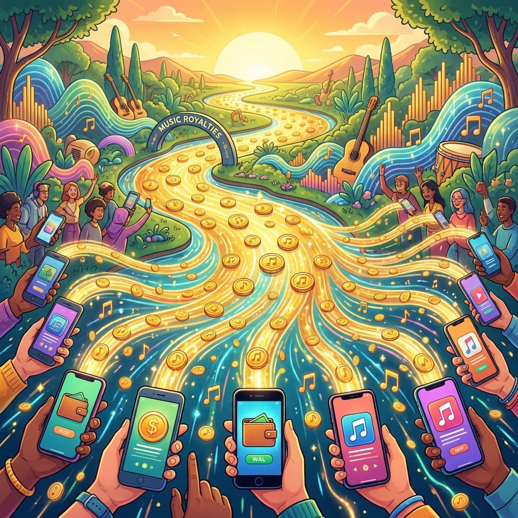 Music Royalty Stream Visualization