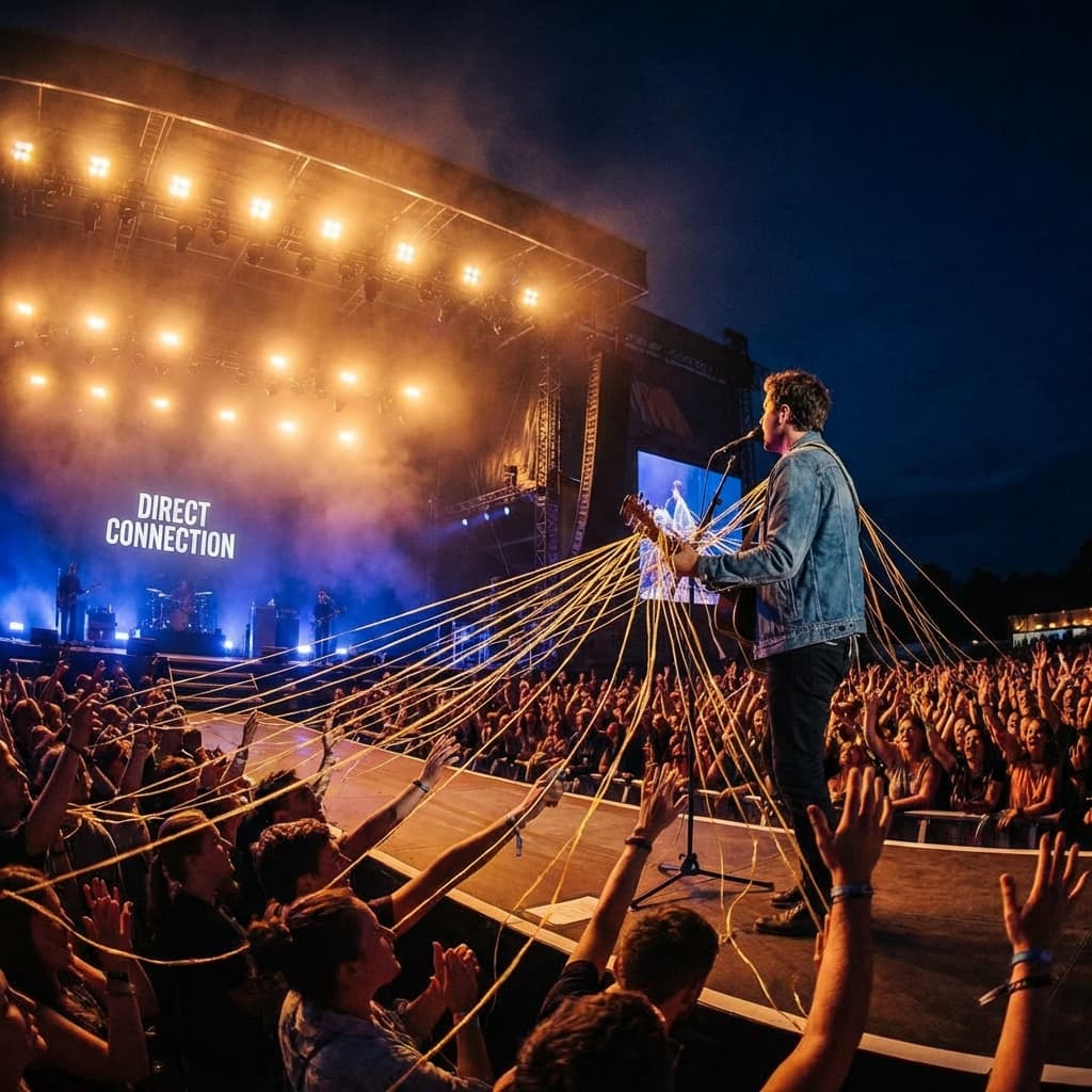 Musician Connected to Fans by Threads