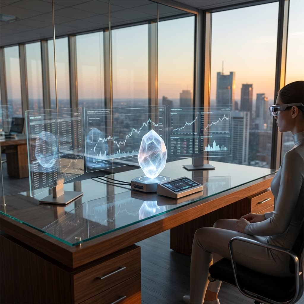 भविष्य का क्रिस्टल ट्रेडिंग डेस्क