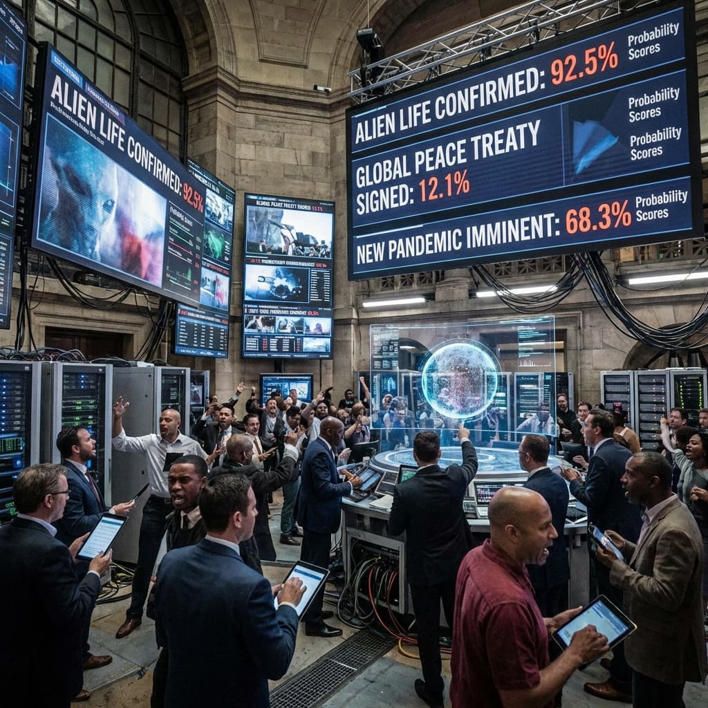 Stock Exchange Floor with Probabilities