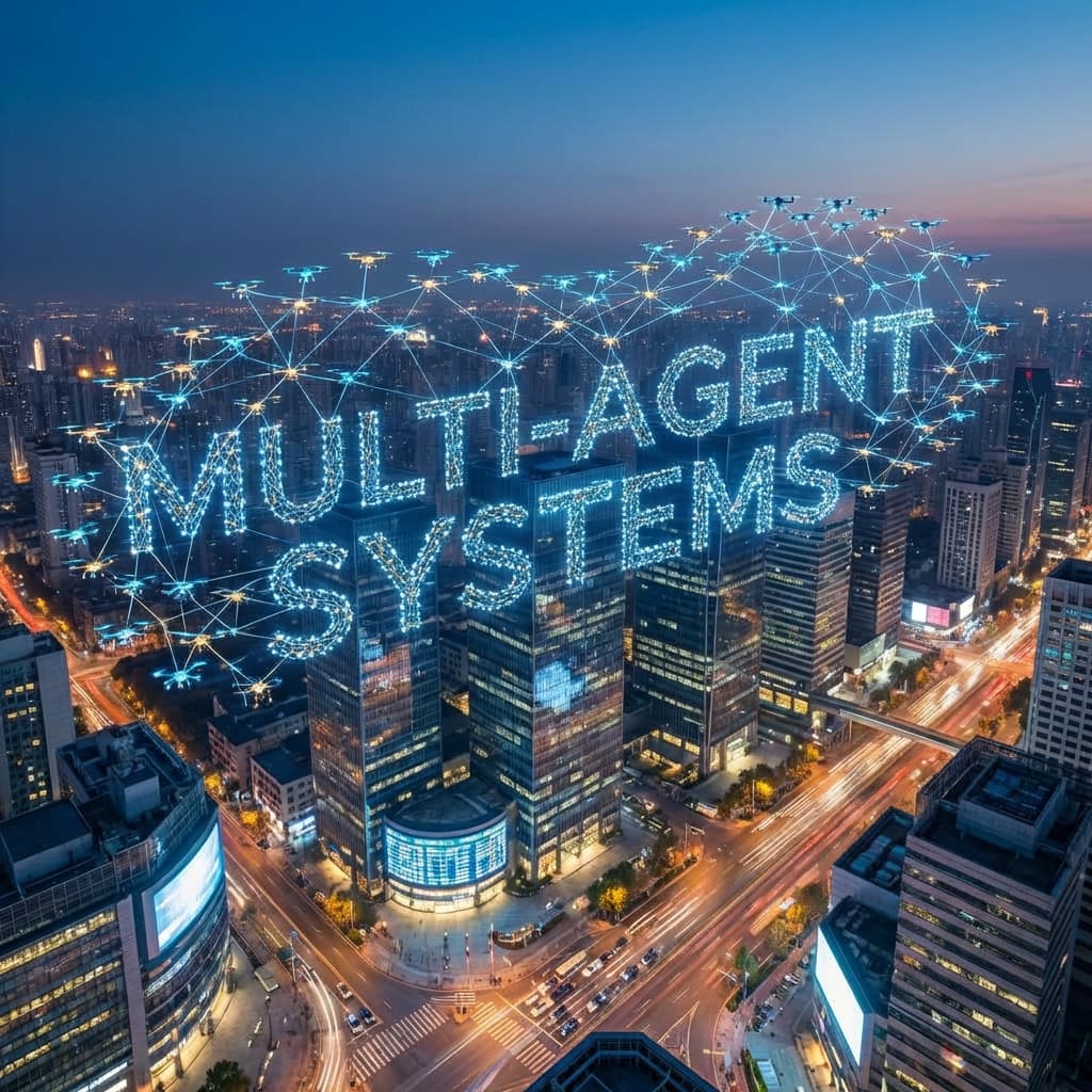 मल्टी-एजेंट ड्रोन स्वार्म सिटी