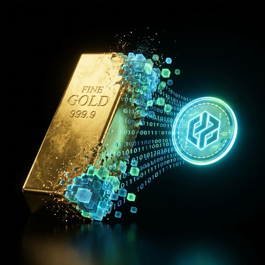 Gold Bar to Token Transformation