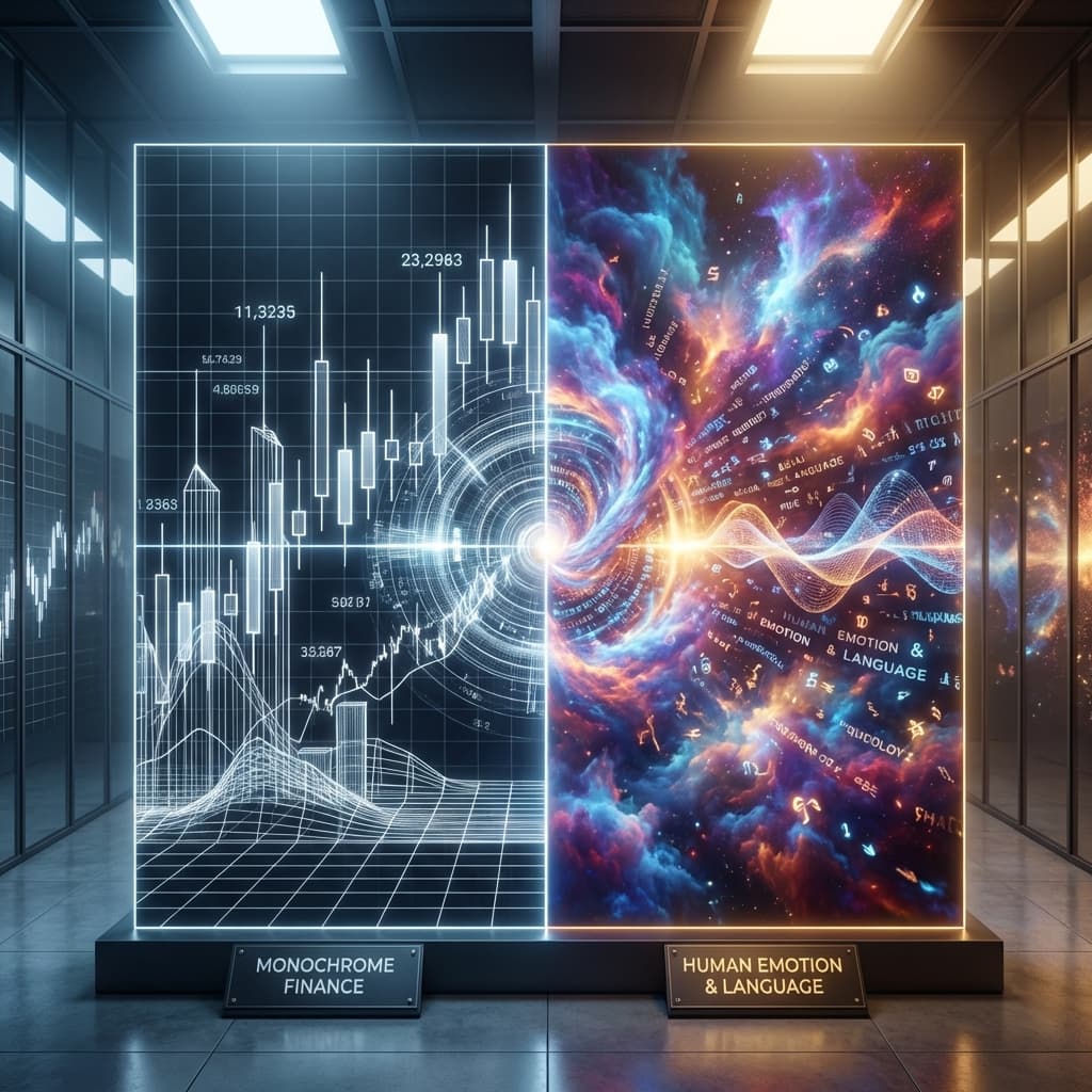 Sentiment vs Technical Analysis Wireframe Split