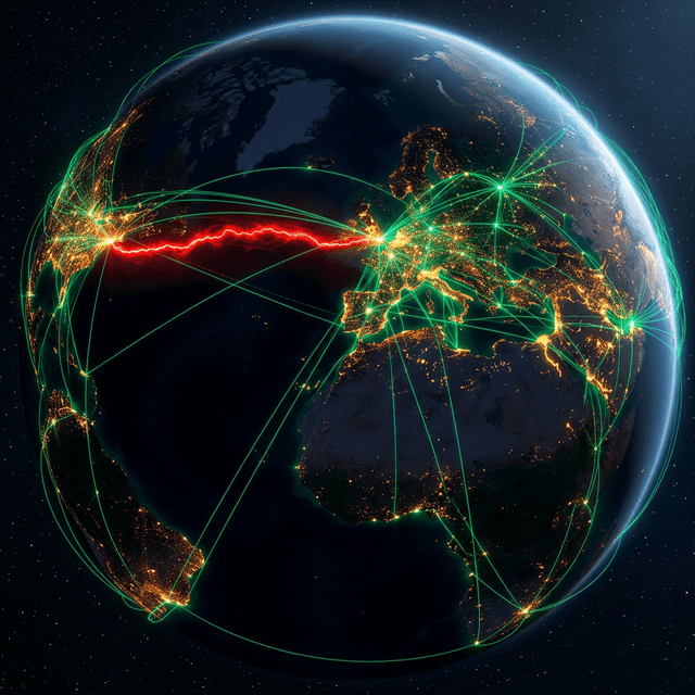 빛의 속도: 지역별 엣지 지배력
