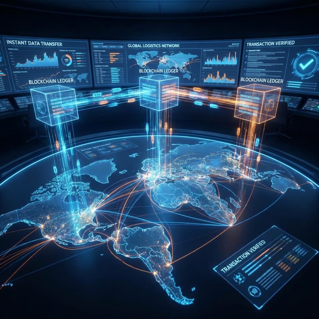 Supply Chain Shipping Map