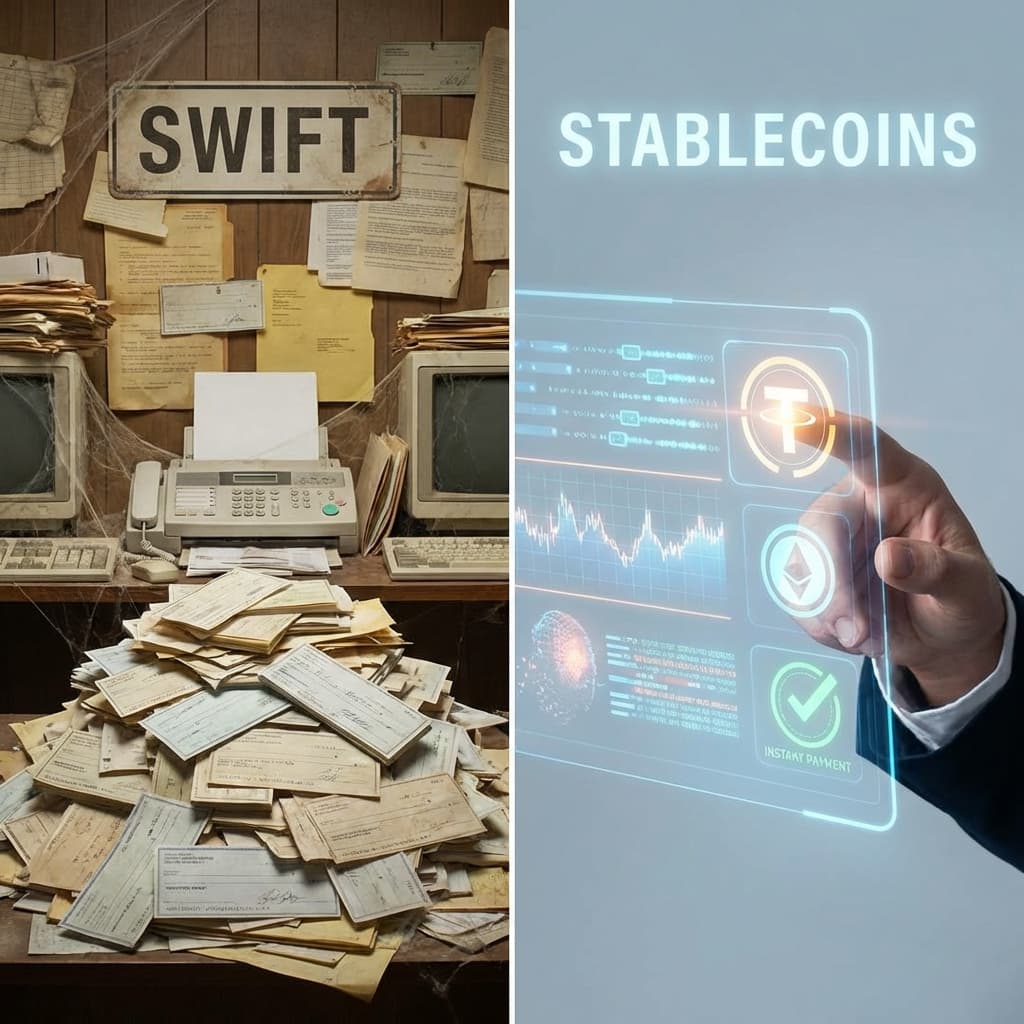 SWIFT vs Stablecoins Comparison