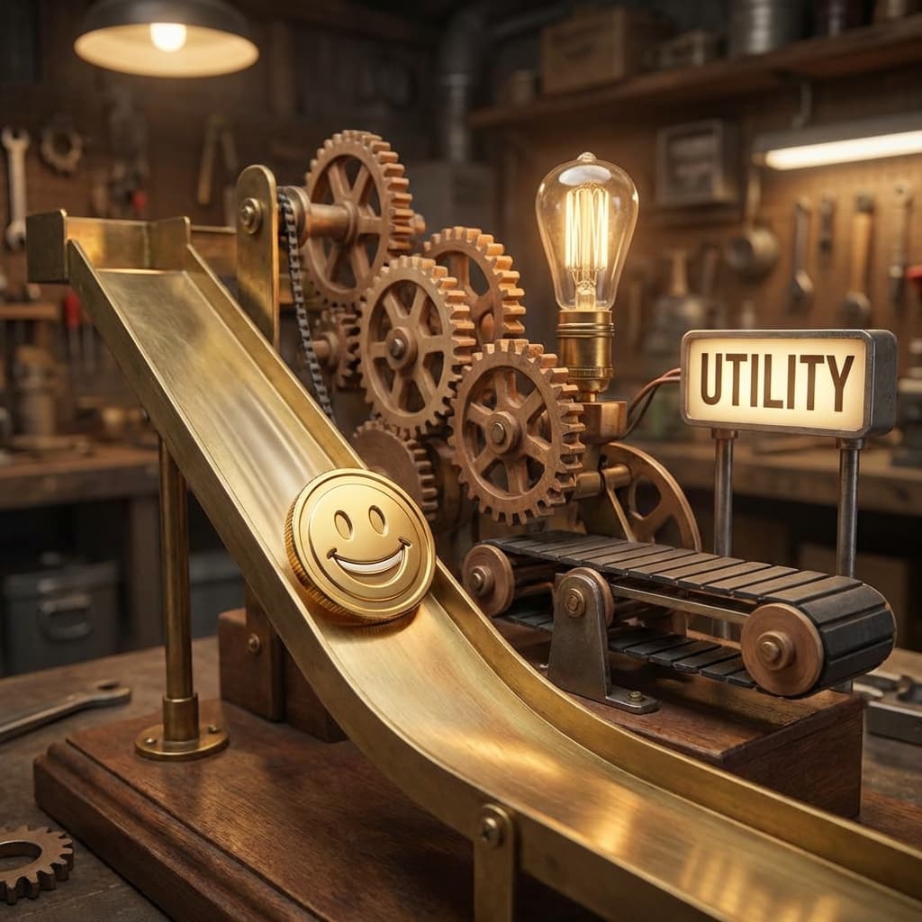 Utility Coin Rube Goldberg