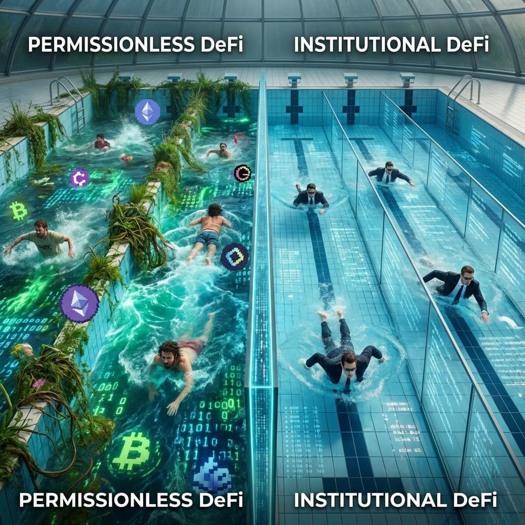 इंस्टिट्यूशनल DeFi पूल्स: वॉल स्ट्रीट जेल से बाहर - 2026