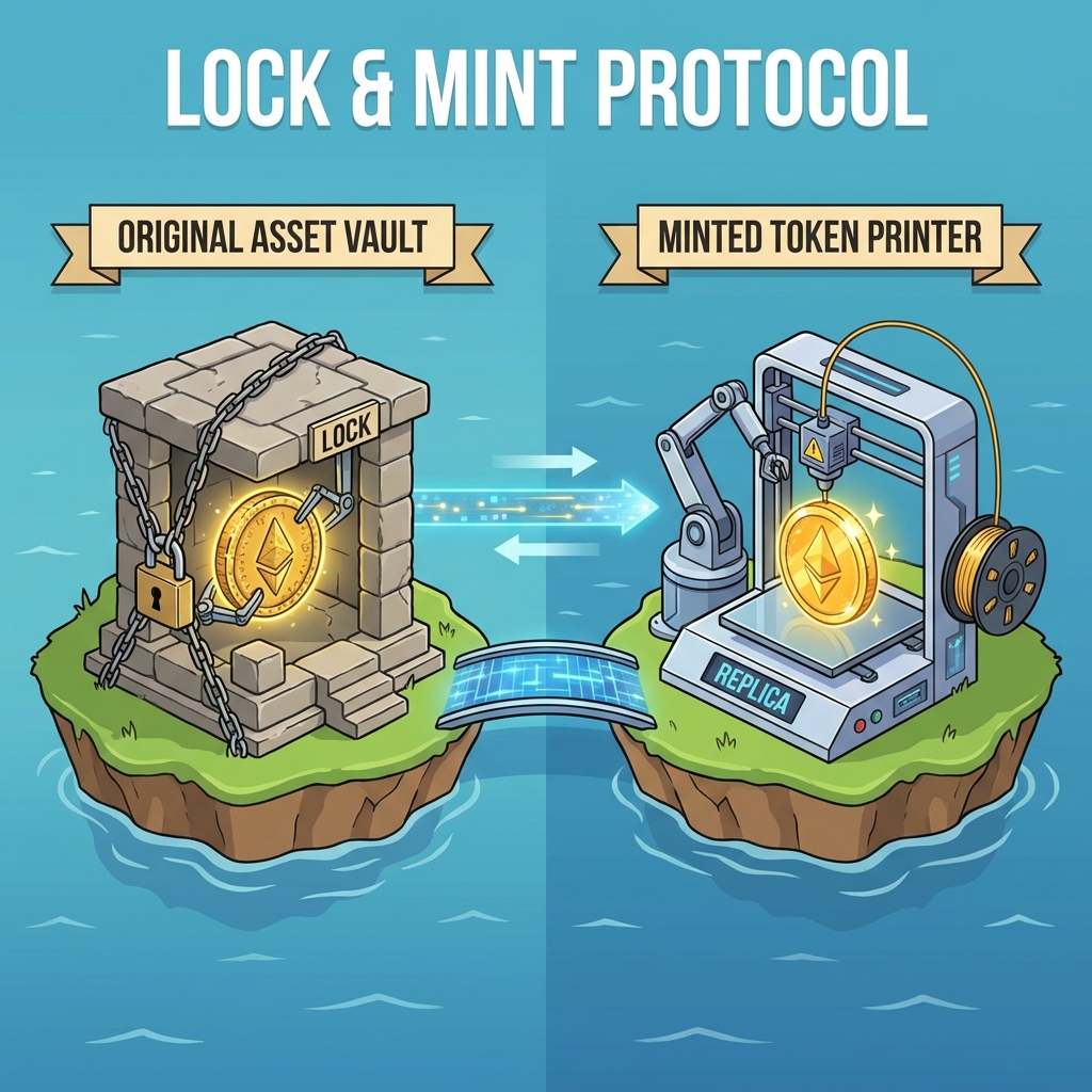 Lock and Mint Mechanism