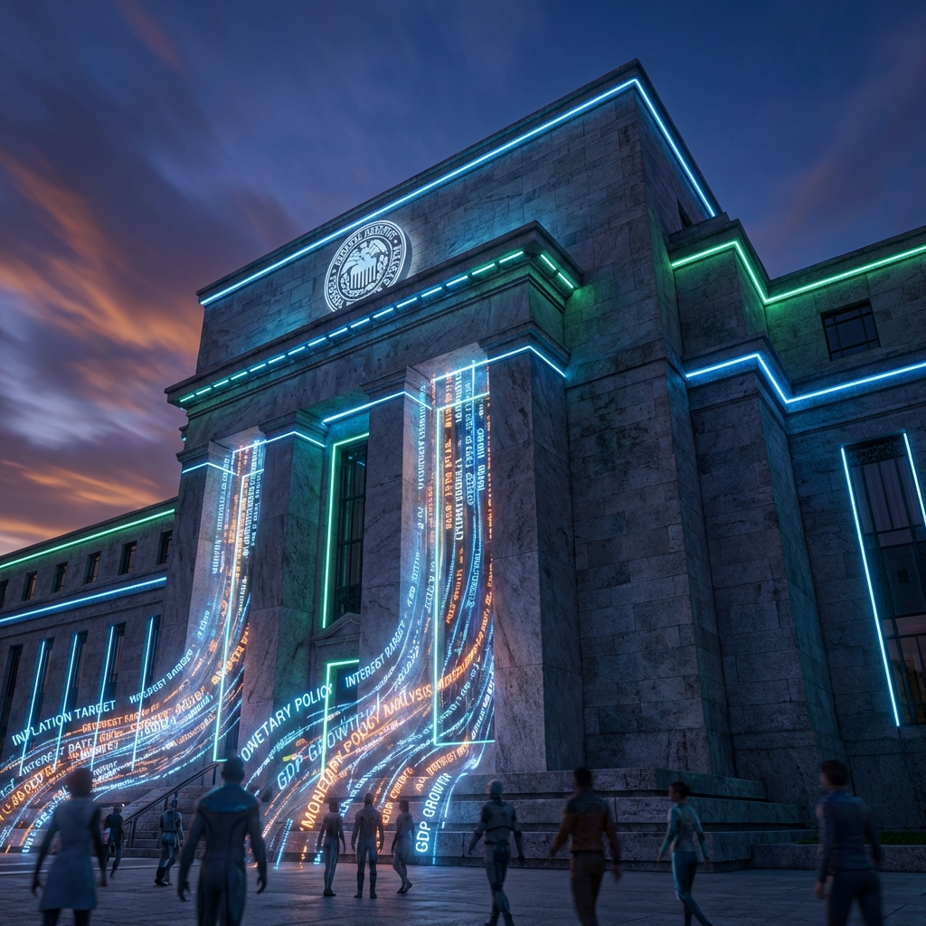 Federal Reserve Futuristic Temple