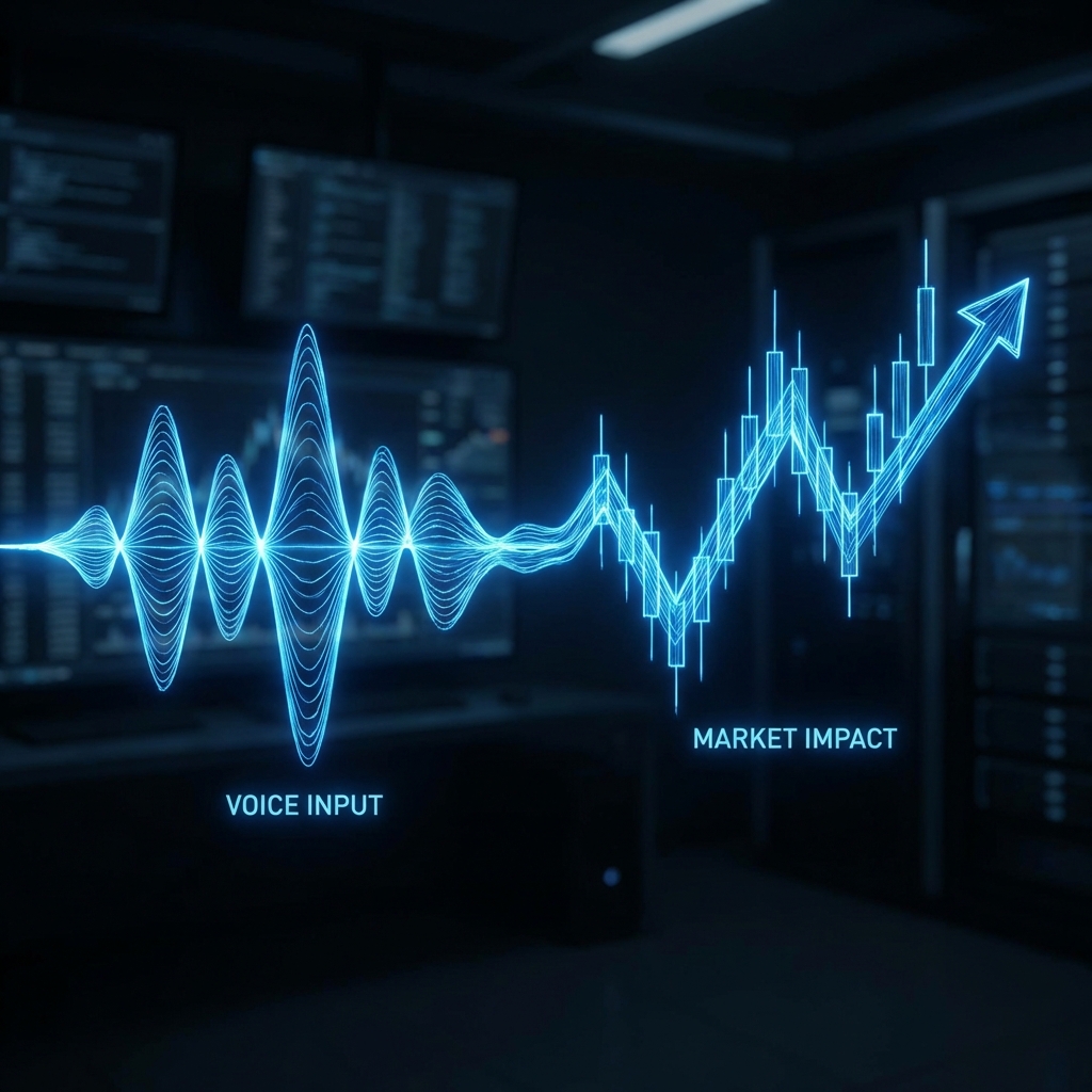 Voice Waveform to Stock Chart